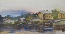 StoreGal/store/Watercolor/_thb_Sunset at the village.JPG